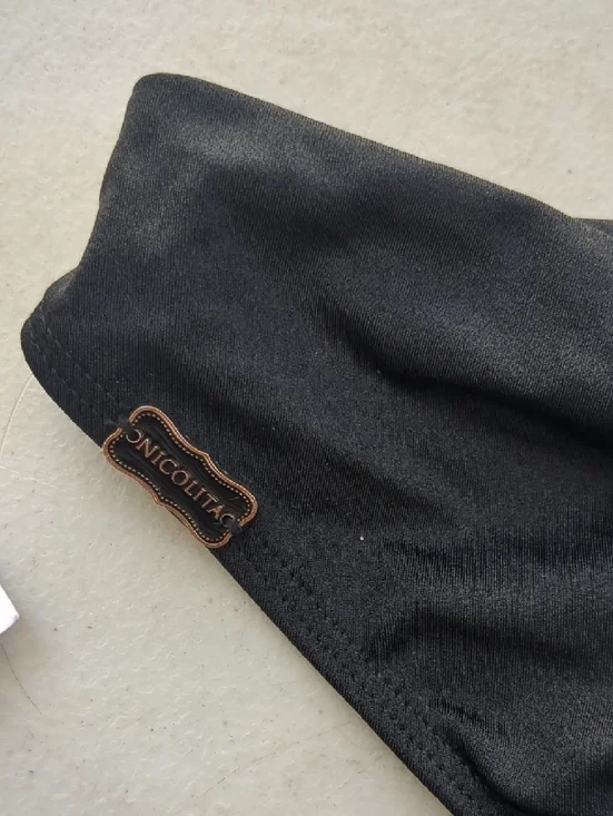 Nicolita Black Cut-Out Monokini One-Piece Swimsuit - Picture 7 of 8